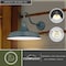 Vaxcel Dorado 1 Light Dusk to Dawn Green White Farmhouse Barn Dome Outdoor Wall Lantern T0484 - alternate 4